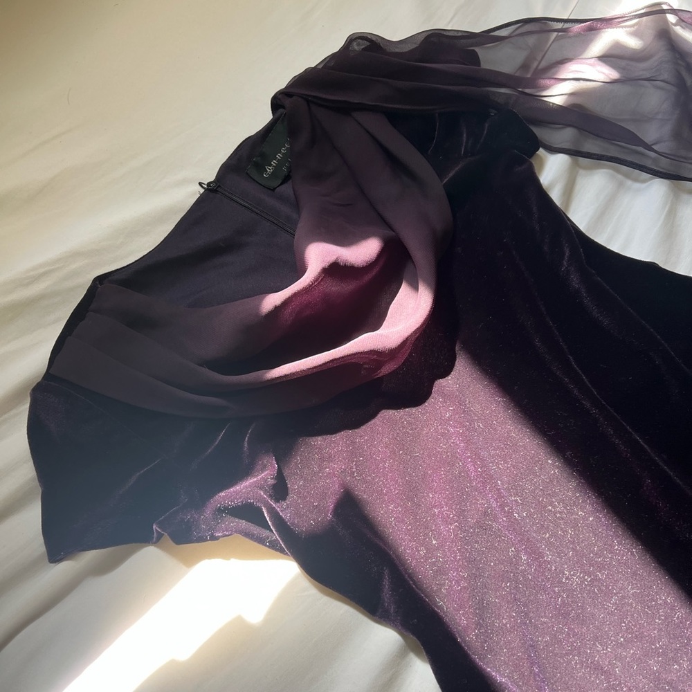 Vintage Purple Velvet dress